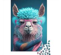 Jigsaw Puzzles 500 Pieces for Adults Cute Llama Art Jigsaw Puzzles 500 Pieces for Adults 500pcs (52x38cm)