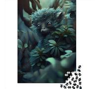 Jigsaw Puzzles 500 Pieces for Adults | Cyan Space Monkey Puzzles | 500 Piece Jigsaw Educational Games Home Decoration Puzzle 500pcs (52x38cm)