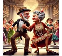 Jigsaw Puzzles 500 Pieces for Adults Dance Party, Fun Challenging Jigsaws for adults 500 Piece, Puzzle Educational Games for Families, Home Decoration puzzles