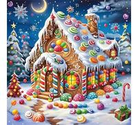 Jigsaw Puzzles 500 Pieces for Adults, Dessert House 500 Piece jigsaw puzzles for adults 18x18inch, Fun Educational Puzzle Games, Beautiful Decoration puzzle
