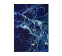 Jigsaw Puzzles 500 Pieces for Adults Families Puzzle Game for The Whole Challenging Puzzles,3D Brain Cell Neuron Neurology