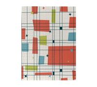 Jigsaw Puzzles 500 Pieces for Adults Families Puzzle Game for The Whole Challenging Puzzles,Abstract Mid Century Modern Grid