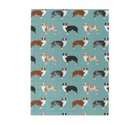 Jigsaw Puzzles 500 Pieces for Adults Families Puzzle Game for The Whole Challenging Puzzles,Australian Shepherd Owners Dog Breed Cute Herding Dogs Aussie Dogs Animal