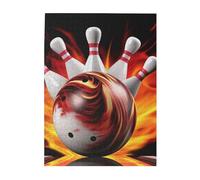 Jigsaw Puzzles 500 Pieces for Adults Families Puzzle Game for The Whole Challenging Puzzles,Bowling Ball Print