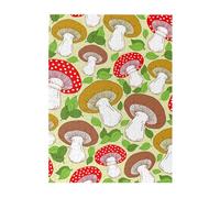 Jigsaw Puzzles 500 Pieces for Adults Families Puzzle Game for The Whole Challenging Puzzles,Cute Mushrooms And Leaves Pattern