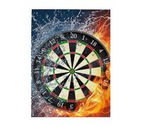 Jigsaw Puzzles 500 Pieces for Adults Families Puzzle Game for The Whole Challenging Puzzles,Dart Board Target Ice Fire