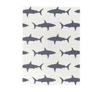 Jigsaw Puzzles 500 Pieces for Adults Families Puzzle Game for The Whole Challenging Puzzles,Fish And Shark Print