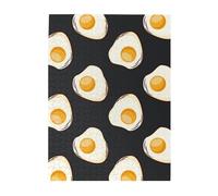 Jigsaw Puzzles 500 Pieces for Adults Families Puzzle Game for The Whole Challenging Puzzles,Food Fried Eggs Dark