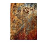 Jigsaw Puzzles 500 Pieces for Adults Families Puzzle Game for The Whole Challenging Puzzles,Modern Abstract Splashed Ink Gold Foil Rust