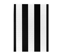Jigsaw Puzzles 500 Pieces for Adults Families Puzzle Game for The Whole Challenging Puzzles,Modern Black White Stripes Pattern
