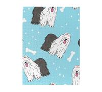 Jigsaw Puzzles 500 Pieces for Adults Families Puzzle Game for The Whole Challenging Puzzles,Old English Sheepdog Pattern