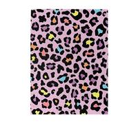 Jigsaw Puzzles 500 Pieces for Adults Families Puzzle Game for The Whole Challenging Puzzles,Purple Leopard Cheetah Print