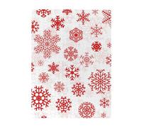Jigsaw Puzzles 500 Pieces for Adults Families Puzzle Game for The Whole Challenging Puzzles,Red Snowflake White Christmas