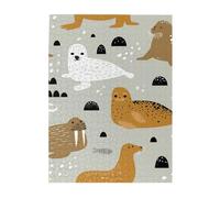 Jigsaw Puzzles 500 Pieces for Adults Families Puzzle Game for The Whole Challenging Puzzles,Seal And Walrus Pattern