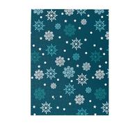 Jigsaw Puzzles 500 Pieces for Adults Families Puzzle Game for The Whole Challenging Puzzles,Snowflakes Blue