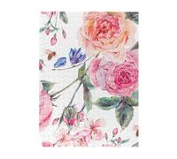 Jigsaw Puzzles 500 Pieces for Adults Families Puzzle Game for The Whole Challenging Puzzles,Watercolor Spring Flower Vintage