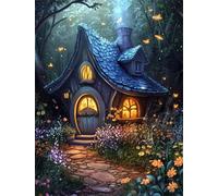 Jigsaw Puzzles 500 Pieces for Adults, Fun Challenging & Brainteasing jigsaw puzzles for adults 500 piece Puzzle Educational Games Home Decoration puzzle(Cozy Fairy House)