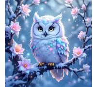 Jigsaw Puzzles 500 Pieces for Adults, puzzles for adults 500 Piece Beautiful Colourful Artwork, Challenging Puzzle Game for Family, Theme:Winter White Owl