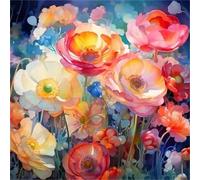 Jigsaw Puzzles 500 Pieces for Adults, puzzles for adults 500 Piece Beautiful Colourful Artwork, Challenging Puzzle Game for Family, Theme:Flowers Nature