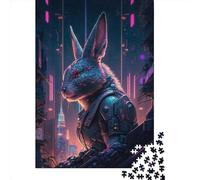 Jigsaw Puzzles 500 Pieces for Adults | Rabbit Human Puzzles | 500 Piece Jigsaw Educational Games Home Decoration Puzzle 500pcs (52x38cm)