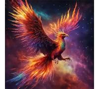 Jigsaw Puzzles 500 Pieces for Adults Space Red Phoenix, Fun Challenging Jigsaws for adults 500 Piece, Puzzle Educational Games for Families, Home Decoration puzzles