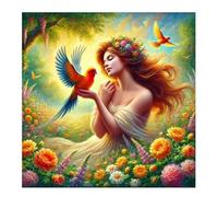 Jigsaw Puzzles 500 Pieces, Jigsaws Human and Nature 500 Piece jigsaw puzzles for Adults, Challenge High Difficulty Family Puzzle Game 45x45cm/18x18inch