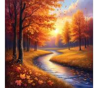 Jigsaw Puzzles 500 Pieces, Jigsaws Warm Autumn Tree 500 Piece jigsaw puzzles for Adults, Challenge High Difficulty Family Puzzle Game 45x45cm/18x18inch