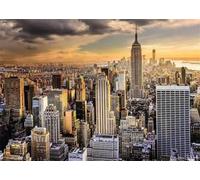 Jigsaw Puzzles 500 pieces,Puzzles for Adults,Challenging Educational Family Activity Games Home Decoration Puzzle New York City Scenery,20.5 x 15 Inch