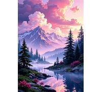 Jigsaw Puzzles 500 pieces,Puzzles for Adults,Challenging Educational Family Activity Games Home Decoration Puzzle Landscape Cloud Mountain,20.5 x 15 Inch