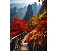 Jigsaw Puzzles 500 pieces,Puzzles for Adults,Challenging Educational Family Activity Games Home Decoration Puzzle Natural Mountain Scenery,20.5 x 15 Inch