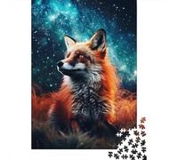 Jigsaw Puzzles 500 Pieces Star Fox Puzzle for Adults Woodenboard Puzzles Christmas Puzzle Gifts 500pcs (52x38cm)