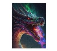 Jigsaw Puzzles 52x38cm/1000pcs Cosmic Dragon Serpent King Puzzle for Adults Brain Teaser Game For Family Fun Unique Birthday And Xmas Gifts 52x38cm/1000pcs