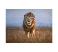 Jigsaw Puzzles 52x38cm/1000pcs for Adults African Lion in Grassland Jigsaw Toy Wall Decor But Fun And Humorous Unique Birthday And Gifts 52x38cm/1000pcs