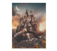 Jigsaw Puzzles 52x38cm/1000pcs for Adults Castle on Turtle's Back Jigsaws for Adults Relax Games Precision Cutting Help The Brain Exercise 52x38cm/1000pcs
