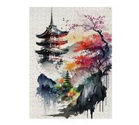 Jigsaw Puzzles 52x38cm/1000pcs for Adults Cherry Blossom 26 Jigsaws for Adults DIY Toys Presents for Women for Birthday, Chrismas 52x38cm/1000pcs