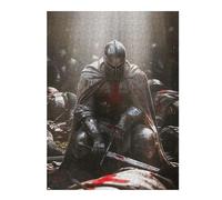 Jigsaw Puzzles 52x38cm/1000pcs for Adults Crusader Chronicles Puzzle for Adults Relax Games Birthday Present Gifts for Friends And Family 52x38cm/1000pcs