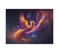 Jigsaw Puzzles 52x38cm/1000pcs for Adults Galactic Phoenix Cosmic Artwork Jigsaw Toy Wall Decor But Fun And Humorous Unique Birthday And Gifts 52x38cm/1000pcs