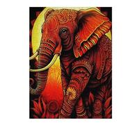Jigsaw Puzzles 52x38cm/1000pcs for Adults Golden Mandala Elephant Art Jigsaw Toy Wall Decor But Fun And Humorous Unique Birthday And Gifts 52x38cm/1000pcs