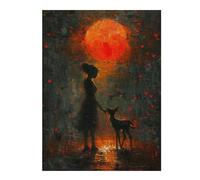 Jigsaw Puzzles 52x38cm/1000pcs for Adults Lovely Nature Sunset Jigsaw for Adults Hands-on Game Wall Decoration Unique Birthday And Gifts 52x38cm/1000pcs