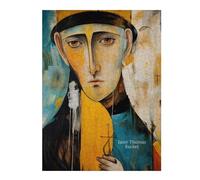 Jigsaw Puzzles 52x38cm/1000pcs for Adults Saint Thomas Becket Jigsaw for Adults Hands-on Game Wall Decoration Unique Birthday And Gifts 52x38cm/1000pcs