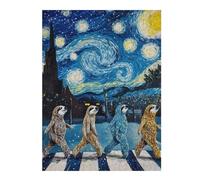 Jigsaw Puzzles 52x38cm/1000pcs for Adults Sloth Abbey Road Jigsaw Puzzle DIY Toys Pattern Assembly Gifts for Friends And Family 52x38cm/1000pcs