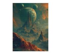 Jigsaw Puzzles 52x38cm/1000pcs for Adults Space Oasis Adult Jigsaw Puzzle Relax Games Precision Cutting Gifts for Friends And Family 52x38cm/1000pcs