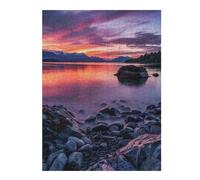 Jigsaw Puzzles 52x38cm/1000pcs for Adults Sunset at Glacier Bay Adult Jigsaw Puzzle Relax Games Precision Cutting Gifts for Friends And Family 52x38cm/1000pcs