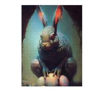 Jigsaw Puzzles 52x38cm/1000pcs for Adults The Evil Rabbit Jigsaws for Adults Relax Games Precision Cutting Help The Brain Exercise 52x38cm/1000pcs