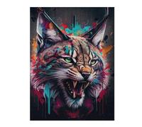 Jigsaw Puzzles 52x38cm/1000pcs for Adults The Honesty Lynx Jigsaws for Adults Relax Games Precision Cutting Help The Brain Exercise 52x38cm/1000pcs