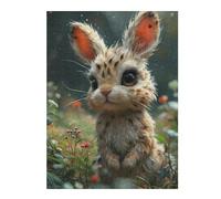 Jigsaw Puzzles 52x38cm/1000pcs for Teenagerss Beautiful Bunny Cartoon Jigsaws for Adults Hands-on Game Enhance Memory Great Gift for Gaming 52x38cm/1000pcs