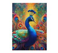 Jigsaw Puzzles 52x38cm/1000pcs for Teenagerss Colorful Peacock Artwork-8 Puzzle for Adults Fun Games A Work of Art Help The Brain Exercise 52x38cm/1000pcs