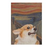 Jigsaw Puzzles 52x38cm/1000pcs for Teenagerss Corgi's Emotional Journey Puzzle for Adults Fun Games A Work of Art Help The Brain Exercise 52x38cm/1000pcs