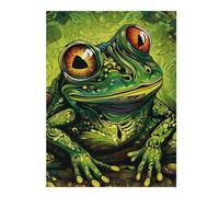 Jigsaw Puzzles 52x38cm/1000pcs for Teenagerss Frog Artwork-1 Jigsaws for Adults Relaxing Games Difficult Hard Educational Challenge 52x38cm/1000pcs