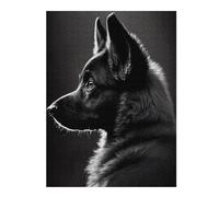 Jigsaw Puzzles 52x38cm/1000pcs for Teenagerss German Shepherd Puppy Jigsaws for Adults Hands-on Game But Fun And Humorous Deal As Gifts for The Whole Family 52x38cm/1000pcs